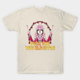 Funny Hazbin Hotel Charlie With Middle Fingers T-Shirt